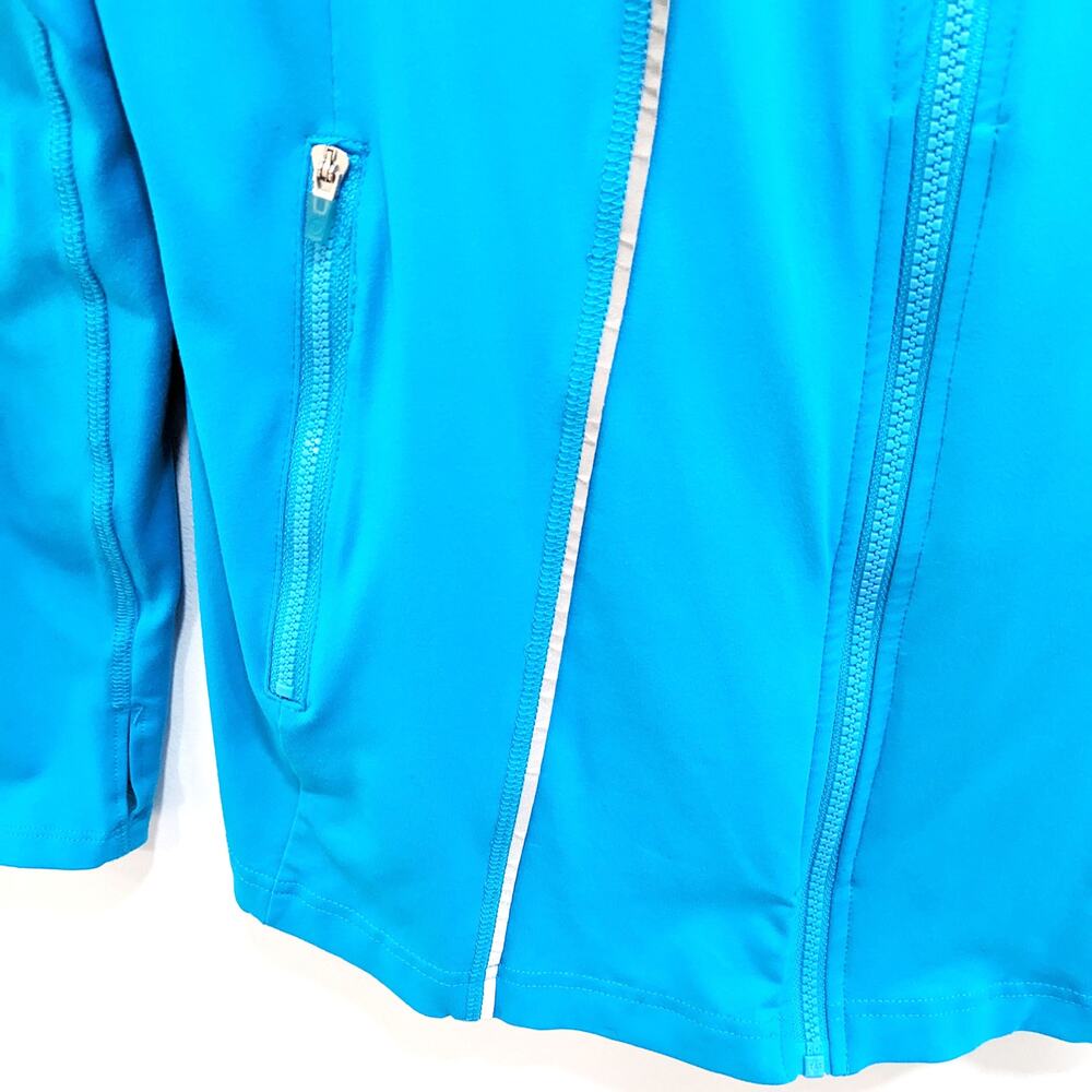 Lane Bryant Livi Jacket Womens 14/16 1X Plus Size Active Blue Zip Up Work Out - Picture 6 of 8